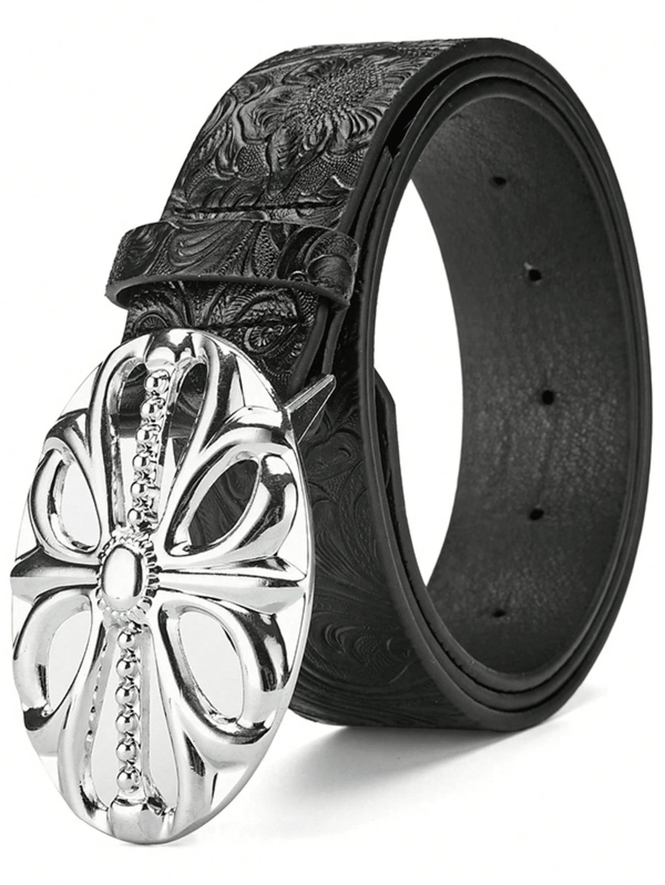 1 件波西米亚风格腰带，复古骷髅装饰设计，铆钉点缀，朋克摇滚 Y2K 街头时尚嘻哈风格夏季、学校休闲、商务、男朋友丈夫父亲爸爸男士礼物、日常穿着、时尚、青少年、户外、度假、运动、旅行、街头、波西米亚风、复古秋季、秋季、万圣节秋冬配饰，适合青少年、青年、男士、休闲、户外、运动、度假、毕业礼物、生日、日常穿着