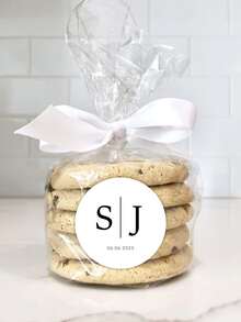 1.57" Customized Wedding Stickers, Personalized Letter Labels, Wedding Snack Bags, Dessert Gift Stickers, Customized Stickers, Cute Round Wedding Customized Stickers, Round Gift Stickers, Handmade Business Stickers, Different Heart Shapes, 12 Colors, Wedding Stickers, Wedding Stationery Name Stickers, Personalized Stickers, Customized Stickers, Thank You Stickers, Wedding Labels, Personalized,Wallpaper Stickers Wall - Letter - View 4