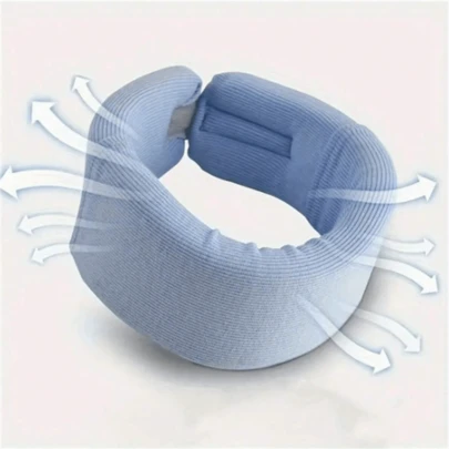 1 件颈托，用于防止颈部过度疲劳的颈部保护，办公室颈套健身房配件