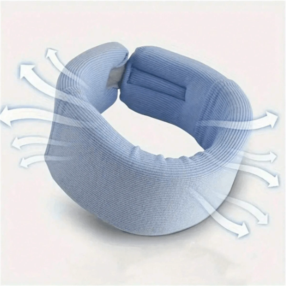 1pc Neck Brace, Neck Protection Used To Prevent Excessive Neck Fatigue, Office Neck Sleeve Gym Accessories - Baby Blue - View 1