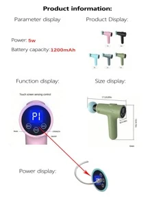 1PCCustomized Powerful Fascia Gun Charging, Full Body Massager To Release Muscle, Same As The Celebrity Model