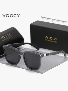 VOGGY 时尚简约复古轻便大号金属 TR 偏光装饰太阳镜，适合男女运动驾驶户外骑行钓鱼度假旅行派对装饰道具礼物 - A style - 查看 11