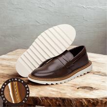 Stylish Men's Dress Shoes - Marrón Mocha - Ver 7