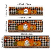 1 件感恩节南瓜风格多尺寸水龙头排水垫，感恩节快乐厨房水龙头排水垫，防滑硅藻土橡胶材质。水龙头桌面保护垫 - 多色 - 查看 6