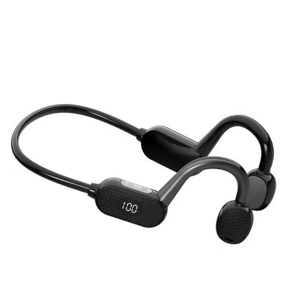 Fones de ouvido esportivos Bluetooth de condução óssea para corrida e ciclismo