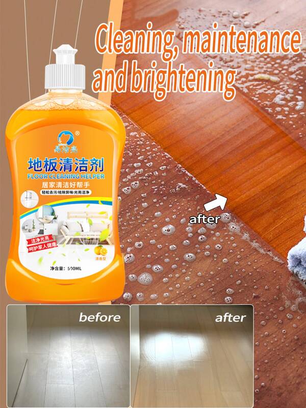 Floor Oil Cleaner (16.91oz.), A Cleaning And Decontamination Liquid For Wooden Floors, Polishing And Brightening, And Tile Cleaning. It Can Easily Remove All Kinds Of Stubborn Stains And Is Very Suitable For The Daily Maintenance And Care Of Wooden Floors In Living Rooms, Bedrooms, Kitchens And Other Homes