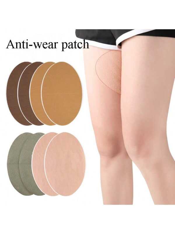 Manguito de pierna elástico para rodilla, envoltura antirroce para muslo, soporte de pierna invisible antifrición