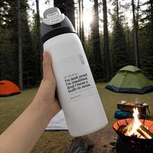 Owall'a 32oz Stainless Steel Insulated Cup, Cold Cup, Special Car Cup, Coffee Cup - 白色 - 查看 3