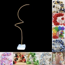 Kit de arco de globos con soporte flexible y deformable para decoraciones de cumpleaños y bodas