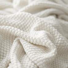 泡泡图案沙发盖毯，舒适装饰，适合卧室、办公室、Airbnbs，可搭配床巾