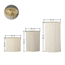 优雅折叠圆形纸质罗马柱，婚礼展示架装饰，可折叠摆件，非常适合婚礼甜品桌装饰、商场橱窗展示和生日派对装饰