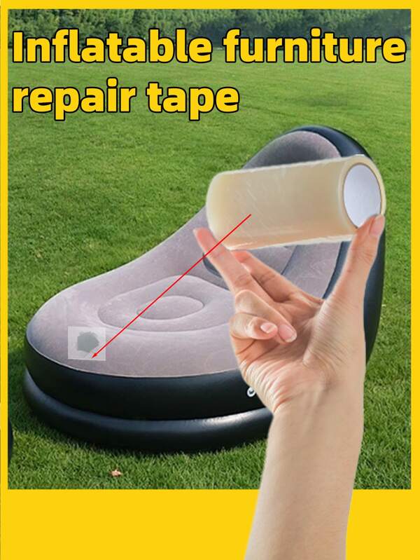 1 Rotolo Di Kit Di Riparazione A toppe Gonfiabile, Impermeabile E Trasparente S Adatte Per Crepe Di Tende, Tappetino Di Riparazione Trasparente Idrorepellente, Adatto Per Giocattoli Goffrati, T, tela, Parasole, RRing Imming E Air Matt