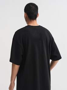 Gold Wave Particles Quantum Mechanics Physics And Theory T-Shirt, 100% Cotton T-Shirts For Men Women, Top Selling Items In The Store, Study, High Quality Fabric, Comfortable And Versatile, Round Neck, Black, Size S-XXXL, Weekend Casual Clothing - 黑色 - 查看 2