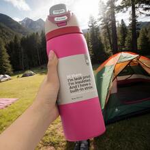 Owall'a 32oz Stainless Steel Insulated Cup, Cold Cup, Special Car Cup, Coffee Cup - Màu Hồng Tươi - Xem 2