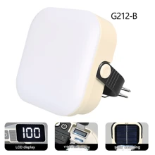 1pc Outdoor Multifunctional Solar Power Bank With Multi-Light Adjustments, Type-C Charging, Mini Waterproof Camping Light