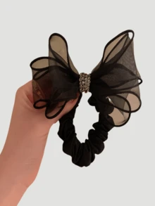 3 قطع من الأقواس المرصعة بالراين ذات الألوان المتعددة للنساء، عقدة الفراشة راين بسيط متعدد الوظائف/إكسسوار أنيق للسوار، إكسسوار شعر للنساء، مناسب للارتداء اليومي والحفلات والسفر والمناسبات الرسمية، مناسب كهدايا صغيرة رومانسية مثل أعياد الميلاد/المناسبات، ربطات الشعر، ربطات الشعر المجعدة، إكسسوارات الشعر