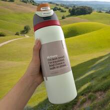 Owall'a 32oz Stainless Steel Insulated Cup, Cold Cup, Special Car Cup, Coffee Cup - 米色 - 查看 4