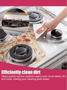 jakehoe Kitchen Cleaning Set, Powerful Degreasing Cleaner Home Deep Cleaning Multifunctional Tile Range Hood Kitchen Appliances Heavy Oil Oil Deep Clean Kitchen, Bathroom, Home Gentle Cleaning Kitchen Oil Stain Home Kitchen Cooktop Oil Cleaner(New And Old Models Will Be Sent Randomly)
