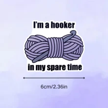 Sono un adesivo divertente e bizzarro per il tempo libero, decalcomania in vinile per agende, diari e laptop, design carino e consapevole per meditazione, appassionati di benessere e amanti dei libri, artistico, affermazione positiva