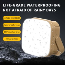 1pc Outdoor Multifunctional Solar Power Bank With Multi-Light Adjustments, Type-C Charging, Mini Waterproof Camping Light