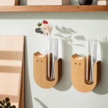 Cat Whisker Vase Fridge Magnet, Cat Whisker Mini Vases, Tiny Vase For Cat Whisker, Cat Whisker Collector Cat Whisker Holder For Cat Lovers, Cat Whisker Jar Home Office Farmhouse Decor - Multicolor - View 3