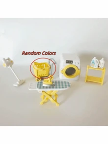 1pc/8pcs Miniature Simulation Washing Machine, Toy Set, Mini House Furniture, DIY Model - Multicolor - View 13