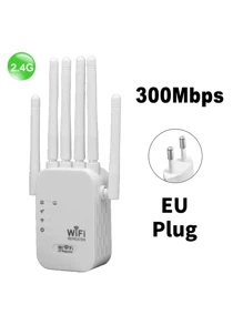 1200/300Mbps WLAN Signal Repeater und Extender - Verstärker zur Verbesserung der Netzwerkreichweite, kompatibel mit führenden Marken, US-Stecker, EU-Stecker, 110V-240V, Netzwerksignal Verstärker | Moderner kabelloser Repeater | Strapazierfähiges weißes Gehäuse