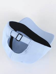 MOOND Dadhat Unisex Premium Casual Cotton Cap Happy In Simple - Màu xanh nhạt - Xem 4