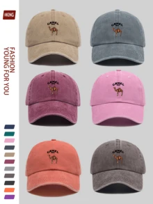 1 pieza Gorra de camión con estampado de camellos "CAMEL" - Breachable, ligera, Adjustable, con diseño de primavera/verano, lavable a máquina, camiseta gráfica casual, adecuada para verano, playa, ropa de calle, accesorios de ocio en la playa. Disponible en múltiples colores, regalo ideal para parejas jóvenes, al aire libre, vacaciones, cumpleaños para familiares y amigos - A - Ver 2