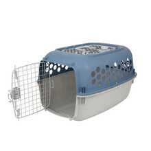 Multicolored 24 In Plastic Double Door Dog And Cat Kennel With Top Opening - 藍色 - 查看 3
