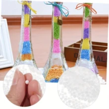 Ein Paket weiße Schaumstoffperlen - Mini Polystyrol-Schaumstoffkugeln 2-3 mm (0,08-0,12 Zoll) / 4-6 mm (0,16-0,23 Zoll), DIY-Basteleien und Partydekoration für die Herstellung von Schleim und Basteleien