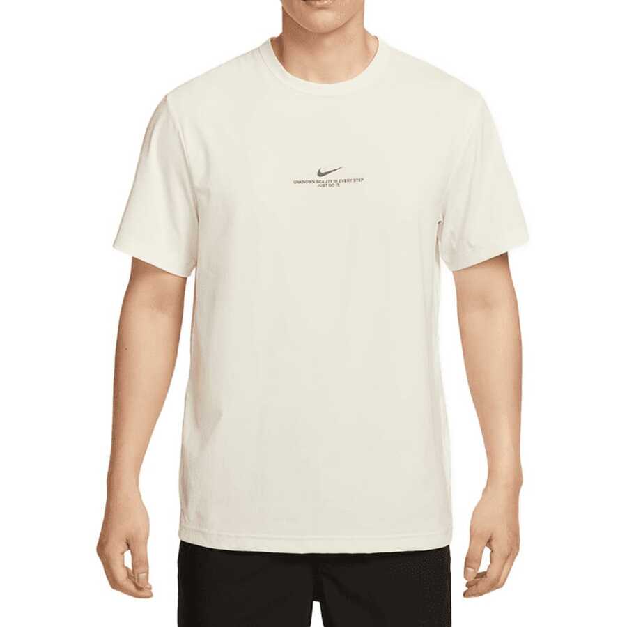 Nike 男子 運動T卹 戶外訓練 透氣耐磨 短袖針織衫 IH8662-133 - 白色 - 查看 1