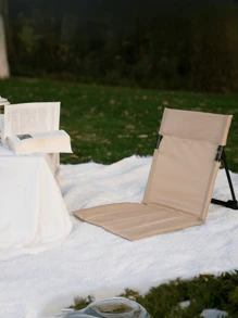 Silla plegable portátil ultraligera - Aleación de aluminio resistente, cómoda para acampar, la playa y viajes por carretera - Transporte sin esfuerzo, ideal para aventuras al aire libre