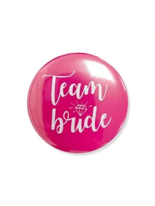 2 piezas de broche nupcial/dama de honor rojo, decoración de fiesta con cristal rojo y blanco