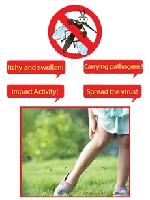 便携式驱蚊器，佩戴舒适，非化学电子声波驱蚊器，适合户外活动，电池供电