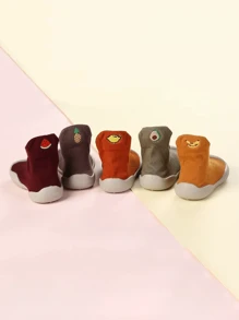 1 Pair Cartoon Fruit Series Baby Anti-Slip Indoor Socks, Toddler Boys Girls Socks