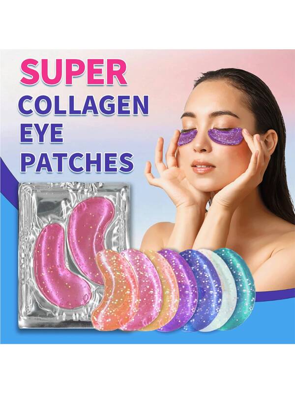 20 pezzi (10 coppie) Gel Ice Pack per gli occhi, cuscinetti freddi per la cura degli occhi, per cerchi scuri, per lisciare le linee sottili, maschere per gli occhi in gel, regalo per le donne, adatte sia per uomini che per donne