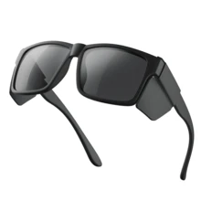 Anti-Fog Protective Goggles, Cleaning Scratch-Resistant UV400 Protective Goggles, Impact-Resistant Safety Glasses, High-Definition Anti-Fog Protective Goggles, Eye Protection For Men And Women, Can Be Used As Sunglasses - Black - View 1