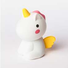 欧盟 CE 认证【热门之选】创意独角兽水龙头小夜灯，硅胶水龙头小夜灯，适用于卧室床边睡眠。这款 USB 充电柔光小夜灯是贴心的睡眠伴侣，配备传感器，支持三级亮度调节。