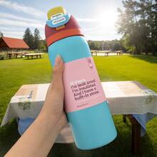 Owall'a 32oz Stainless Steel Insulated Cup, Cold Cup, Special Car Cup, Coffee Cup - 藍色 - 查看 4