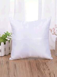 Pernă personalizată pentru verighete, pernă albă pătrată cu mugure de inel, suport pentru inele în formă de inimă cu camelie pentru accesorii de nuntă, potrivită pentru depozitarea inelelor de mireasă, depozitarea inelelor de cuplu, articole promoționale pentru magazine de bijuterii. Personalizabilă cu fotografii, nume, data nunții, sigla magazinului de bijuterii.