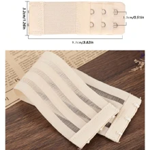 1/2/3pcs Elastic Bra Extender With Hooks, Bra Extension Strap, Ladies' Lingerie Clasps For Bra BandBody Care For Travel,Sport,Outdoor