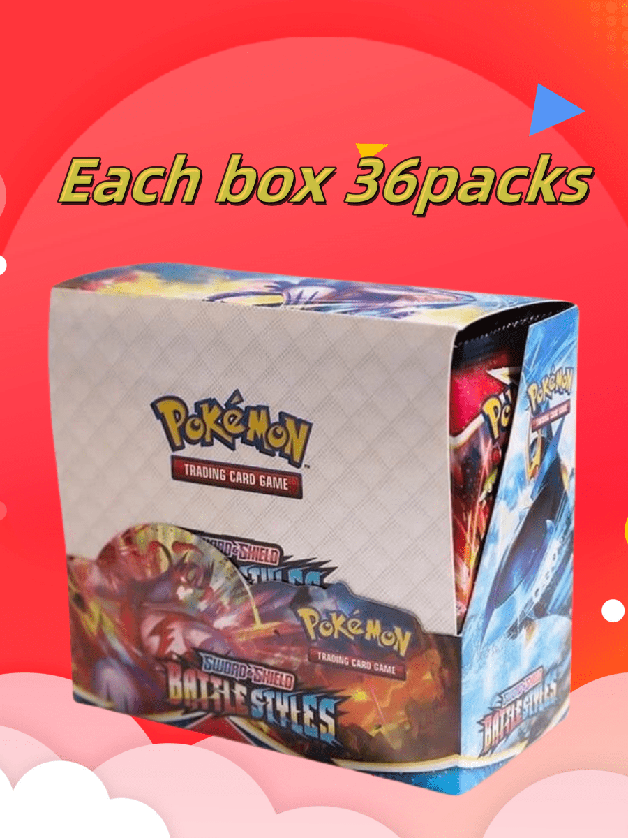 pokemon Pokemon TCG Battle Card Box – 36 Packs (324pcs)/(360pcs) – Collectible Trading Card Game Anime Merch – Party Favors, Stocking Stuffers, Holiday & Christmas Gift Idea, Pokemon TCG, Battle Card Box, Trading Card Game, Pack And Piece Counts: 36 Packs, 324pcs