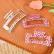 4 قطع مشابك شعر على شكل قلب وخطاف، مشابك شعر وردية معدنية لامعة، مشابك شعر براقة، اكسسوارات شعر بطباعة قلب Y2K، مناسبة للفتيات والنساء، ضرورية للربيع/الصيف، رائعة لعيد الميلاد، الزفاف، الشاطئ، عيد الأم، الحفلات، عيد الحب، العودة للمدرسة، أغراض المدرسة، إكسسوارات الخريف للكلية