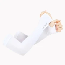 1 对男女通用臂套，具有防紫外线和降温功能，适合打高尔夫、骑自行车和开车时使用 - 彩色 - 查看 15