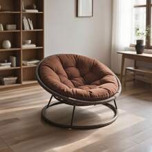 1 Stück bequemes Sitzkissen | Hängemattenkissen, Bürostuhlauflage, langsame Rückstellkraft, rutschfestes Design, atmungsaktiv und wärmeableitend, ideal für Bürostühle, geruchlos ganzjährig, runde Form, vielseitig einsetzbar für verschiedene Szenarien, Esszimmerstühle, Langzeit-Büronutzung, Tatami-Matten, dickes Polster für den Po