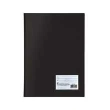 Catalog Folder With 50 Plastic Envelopes All Black DAC
