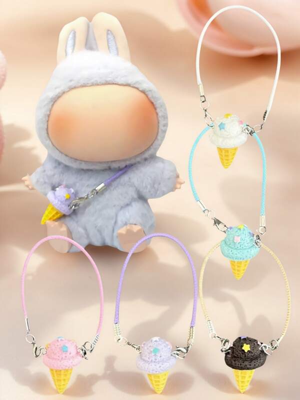 1pc 17cm Labobo Mini Ice Cream Charm - Cute Doll Accessory, DIY Ice Cream Decor, Perfect For Back To School, Creative New Arrival For Labobo Dolls (1st, 2nd, 3rd Gen)"