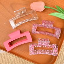 4 قطع مشابك شعر على شكل قلب وخطاف، مشابك شعر وردية معدنية لامعة، مشابك شعر براقة، اكسسوارات شعر بطباعة قلب Y2K، مناسبة للفتيات والنساء، ضرورية للربيع/الصيف، رائعة لعيد الميلاد، الزفاف، الشاطئ، عيد الأم، الحفلات، عيد الحب، العودة للمدرسة، أغراض المدرسة، إكسسوارات الخريف للكلية