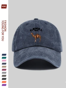 1 pieza Gorra de camión con estampado de camellos "CAMEL" - Breachable, ligera, Adjustable, con diseño de primavera/verano, lavable a máquina, camiseta gráfica casual, adecuada para verano, playa, ropa de calle, accesorios de ocio en la playa. Disponible en múltiples colores, regalo ideal para parejas jóvenes, al aire libre, vacaciones, cumpleaños para familiares y amigos - A - Ver 7